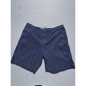 Tommy Bahama Men's Boracay Chino Shorts Flat Front Classic Cotton Blue Sz 42